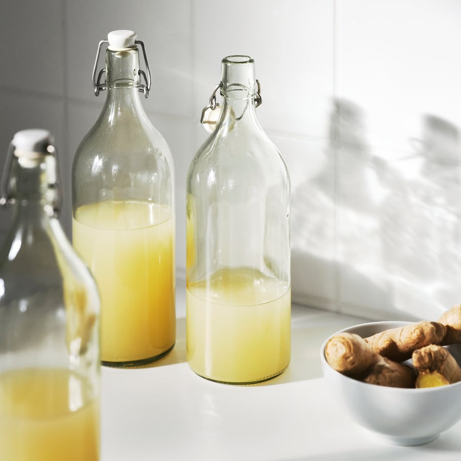 1L Glass Bottle With Stopper