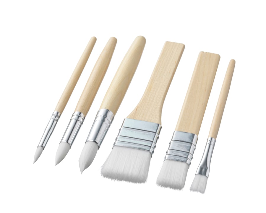 Paint Brush Set of 6
