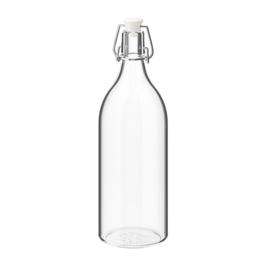 1L Glass Bottle With Stopper
