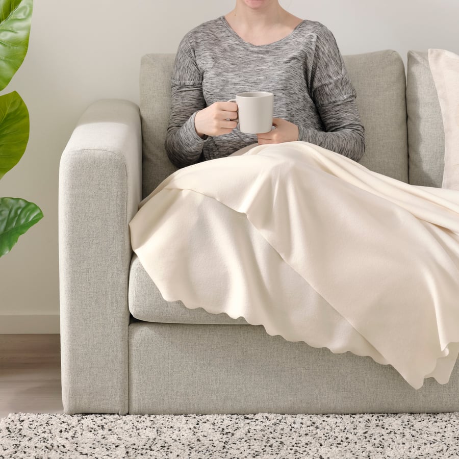 Fleece Throw - Beige