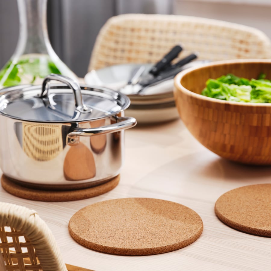 Bamboo Pot Stand - Pack of 3