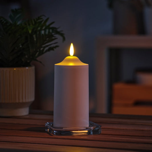 LED Pillar Candle 12cm