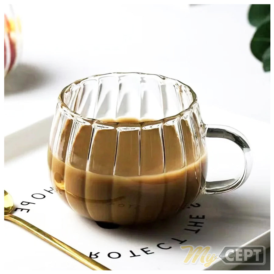 Pumpkin Glass Mug 350ml