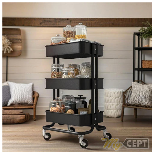 Kitchen Trolley - Black