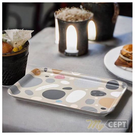 Serving Tray Rectangle - Patterned Stones