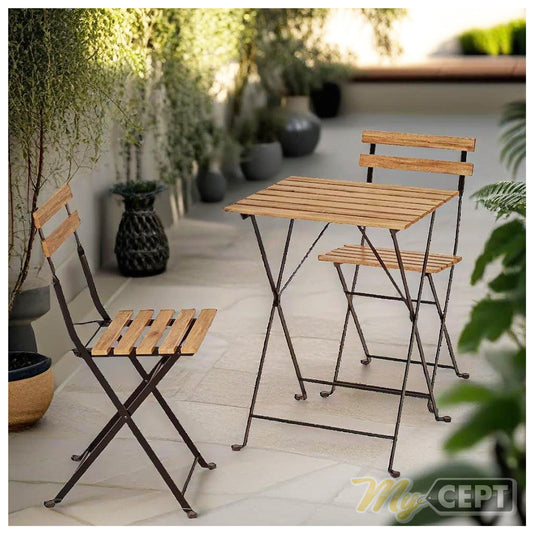 Outdoor Table With 2 Chairs