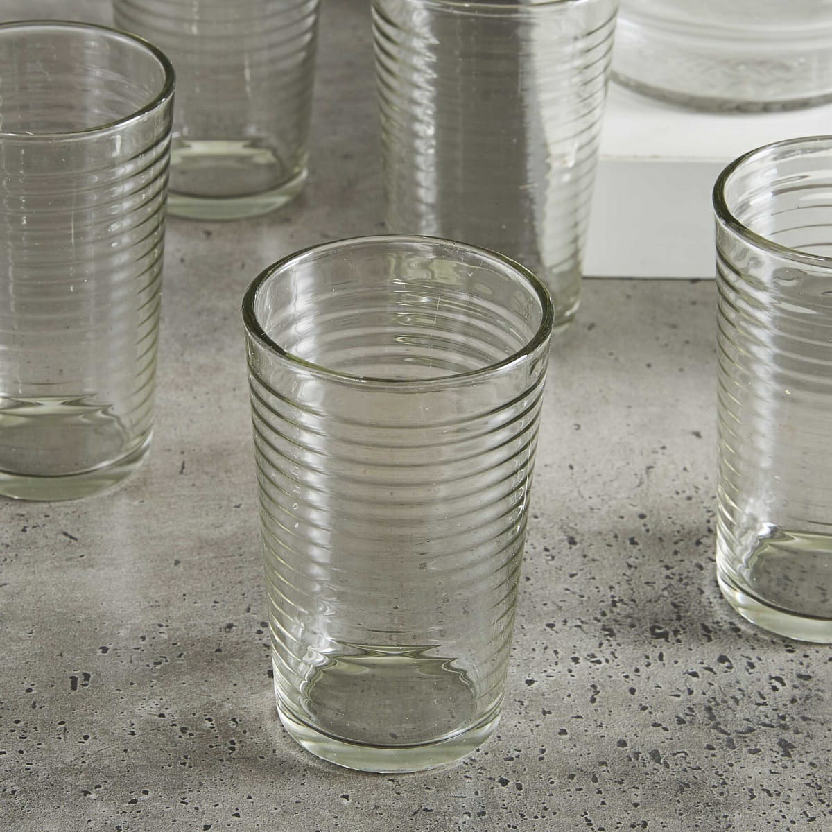 Set of 6 Glass with Jug