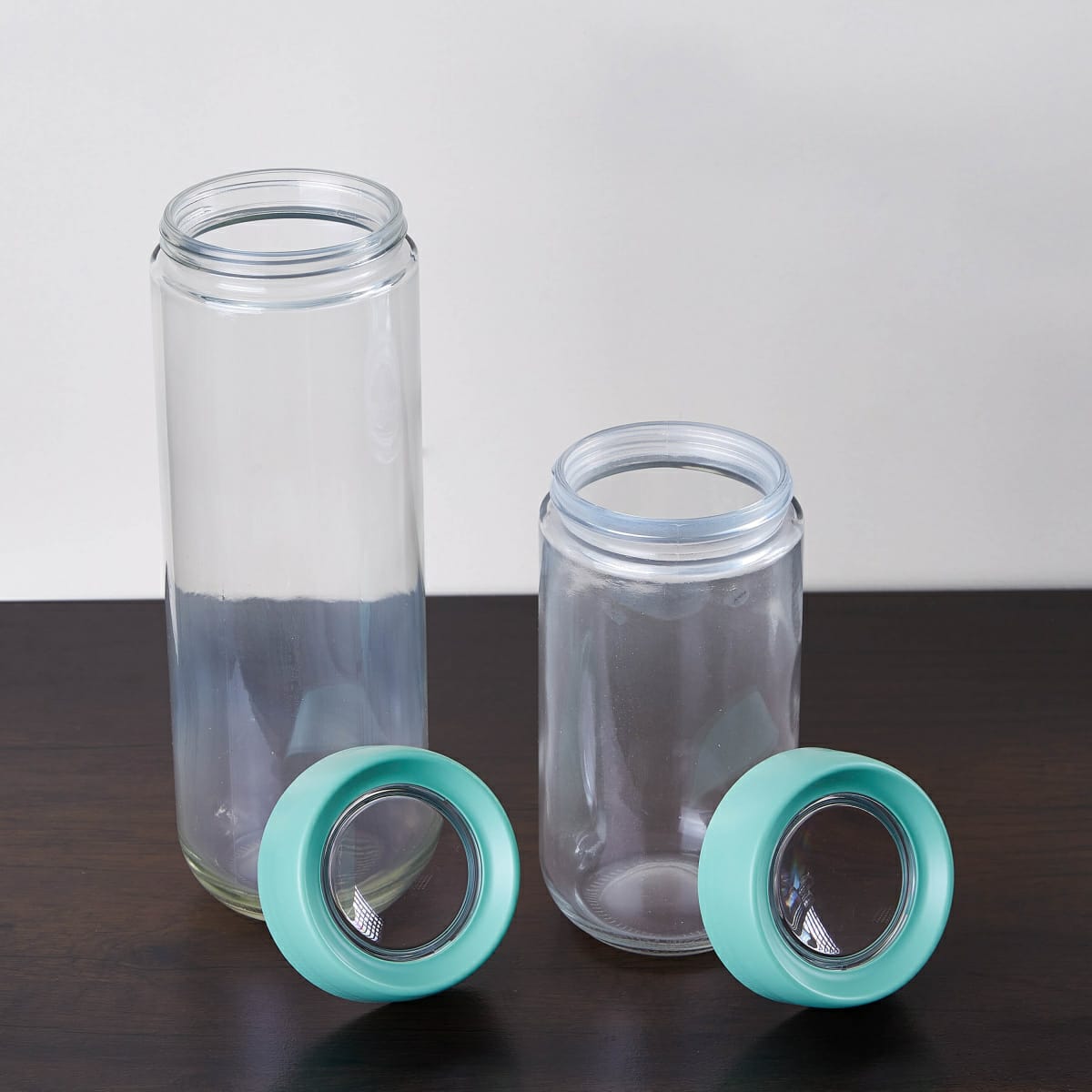 2-Pc Click-Lock Storage Jar