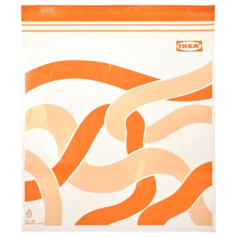 Resealable Bags 2.5L - Pack of 25