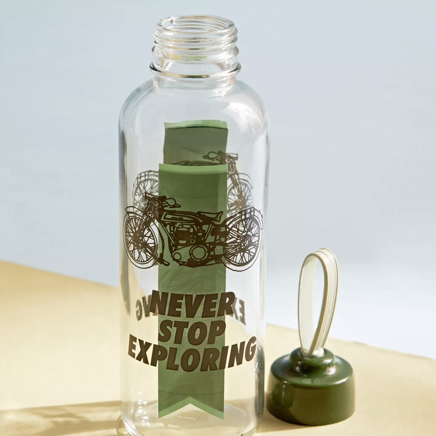 450ml Glass Bottle - Green