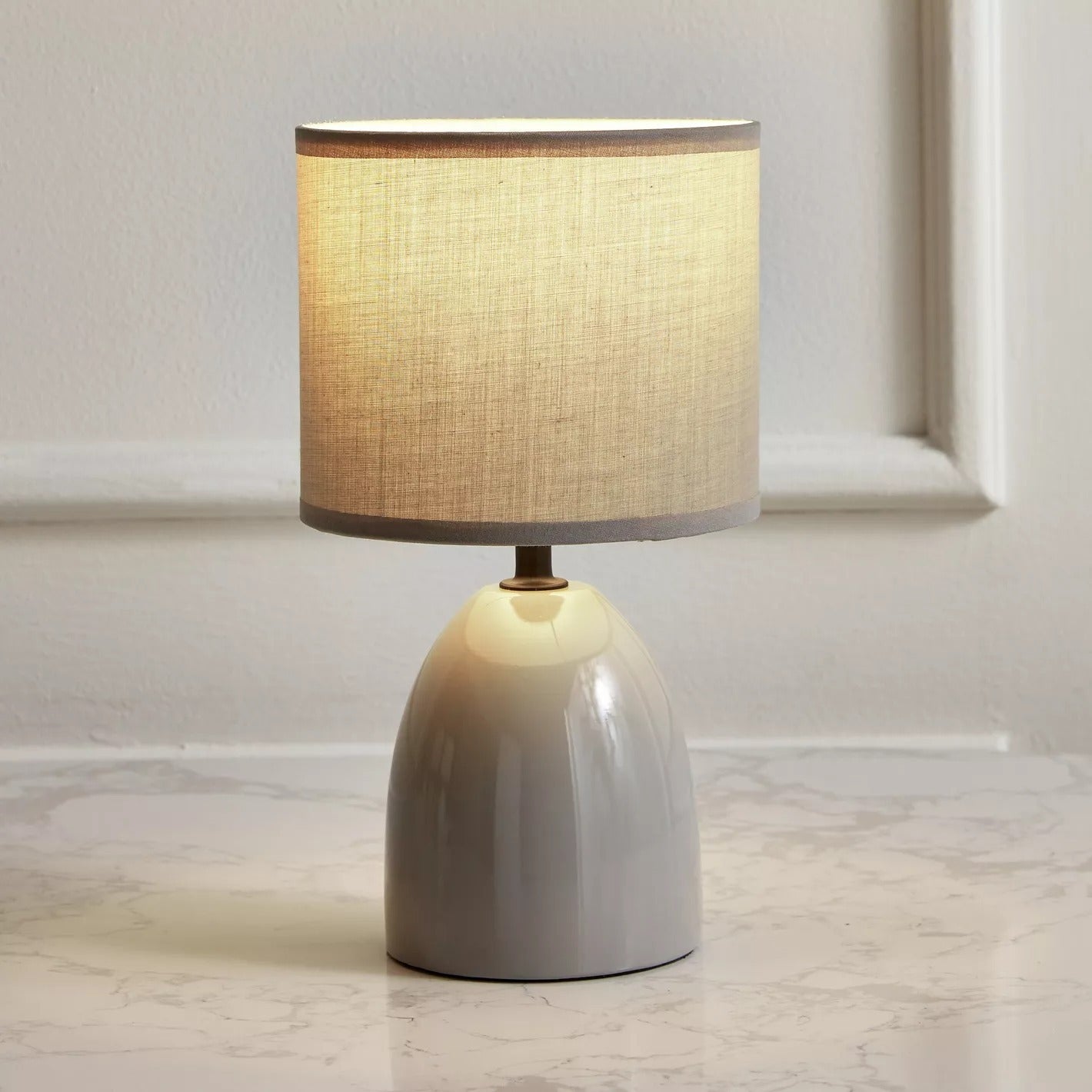 Ceramic Table Lamp - Grey