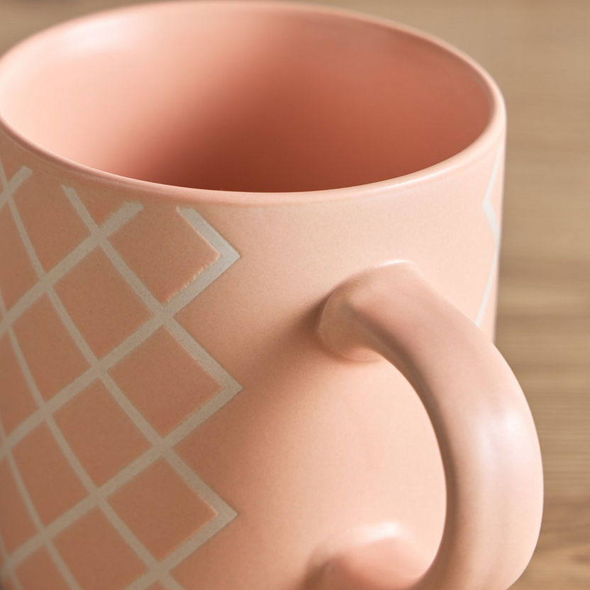 400ml Ceramic Mug Peach