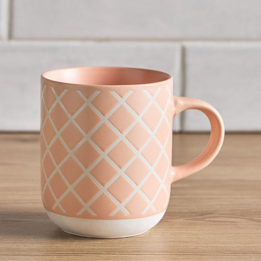 400ml Ceramic Mug Peach