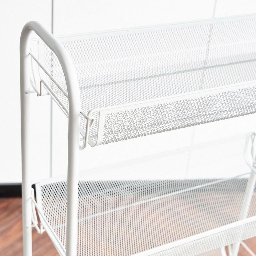 3-Tier Kitchen Trolley White