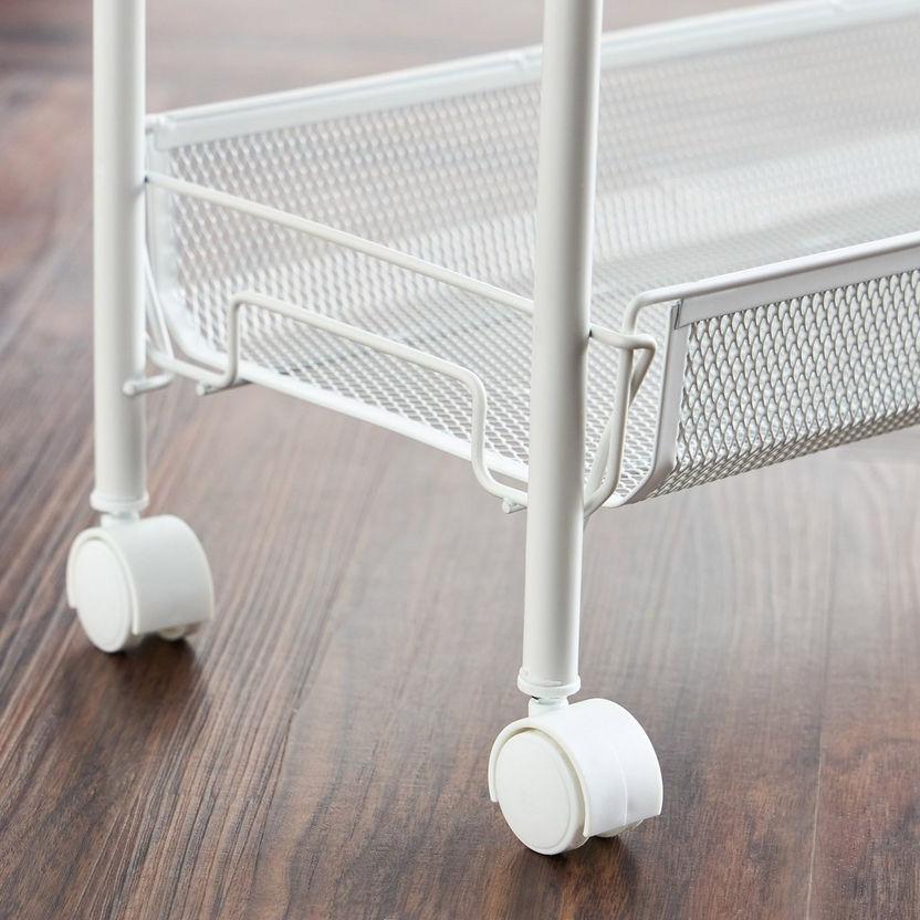 3-Tier Kitchen Trolley White