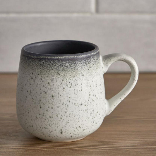 320ml Ceramic Mug - White/Black