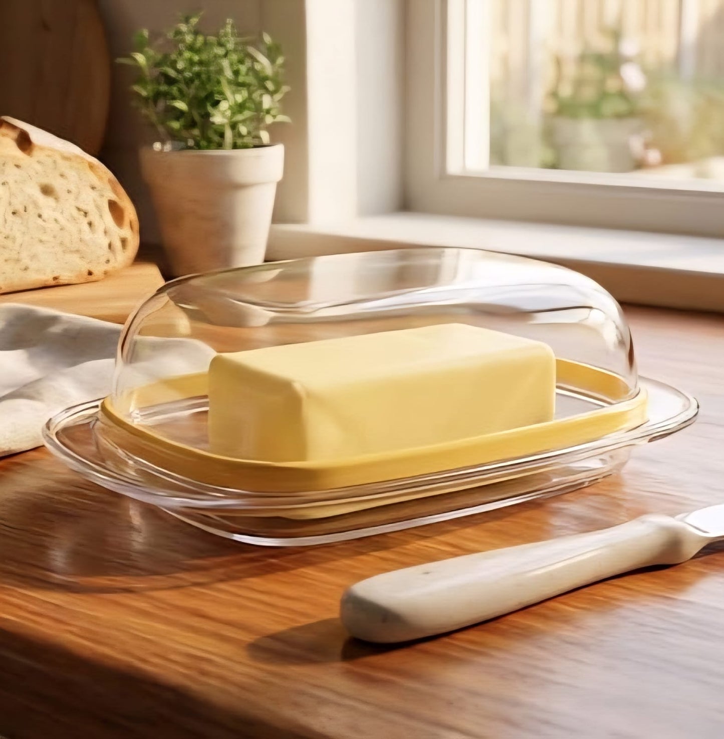 Butter Dish Transparent