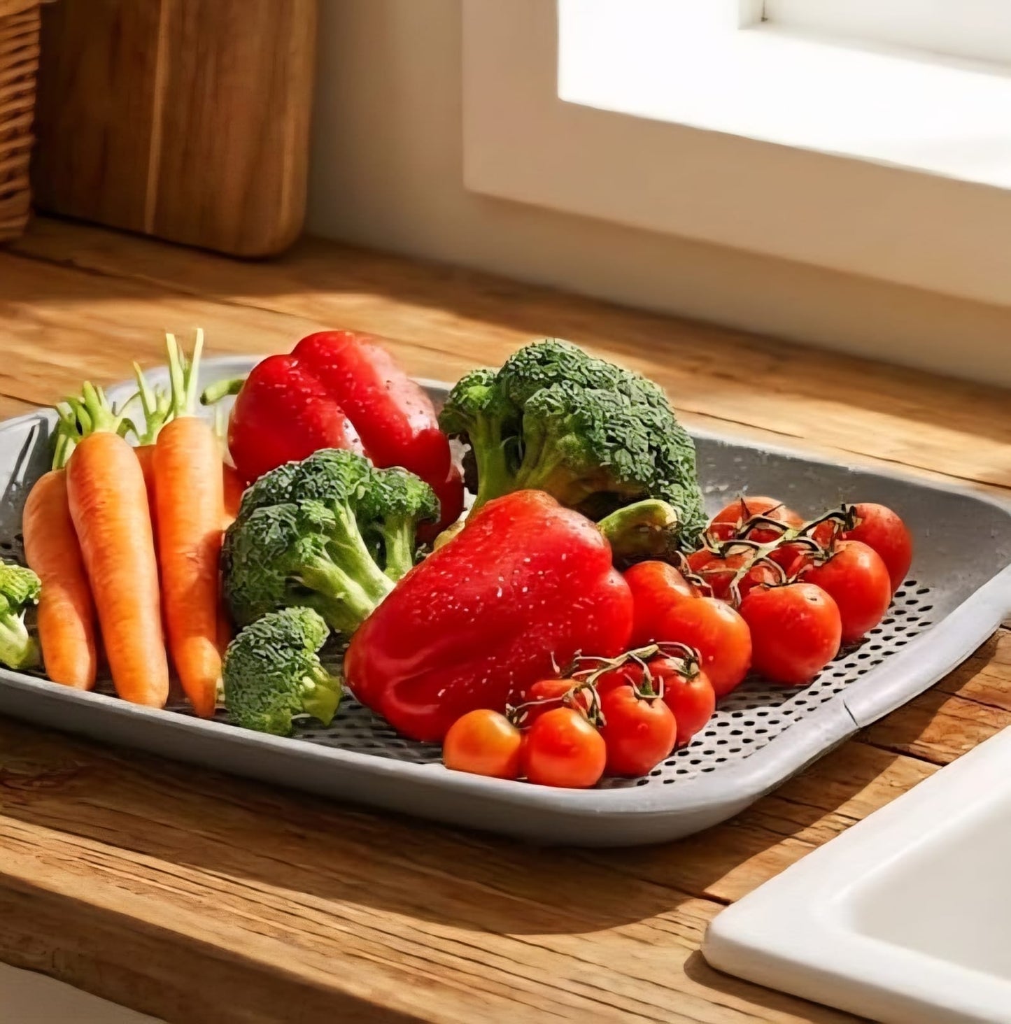 Chopping Board & Strainer Tray