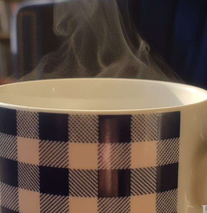 Tea/Coffee Mug Denim Check