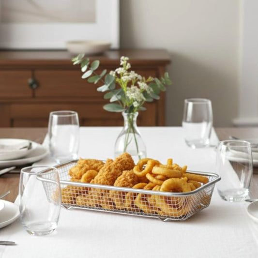 Stainless Steel Serving Basket