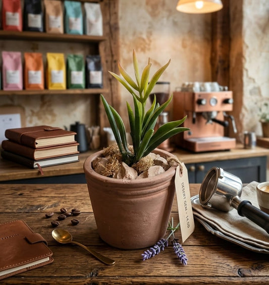 Mini Artificial Plant Terracotta