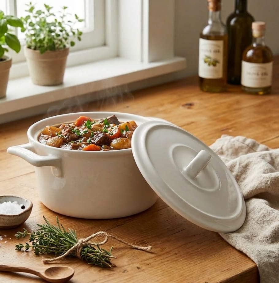 Porcelain Dish with Lid