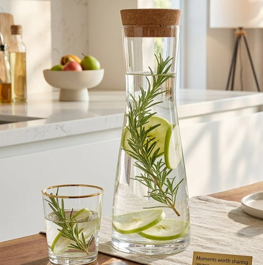 870ml Glass Carafe with Cork