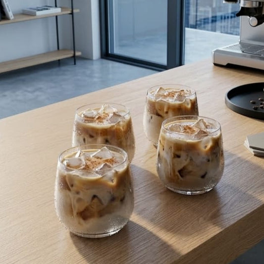 360ml Clear Glass Set of 4