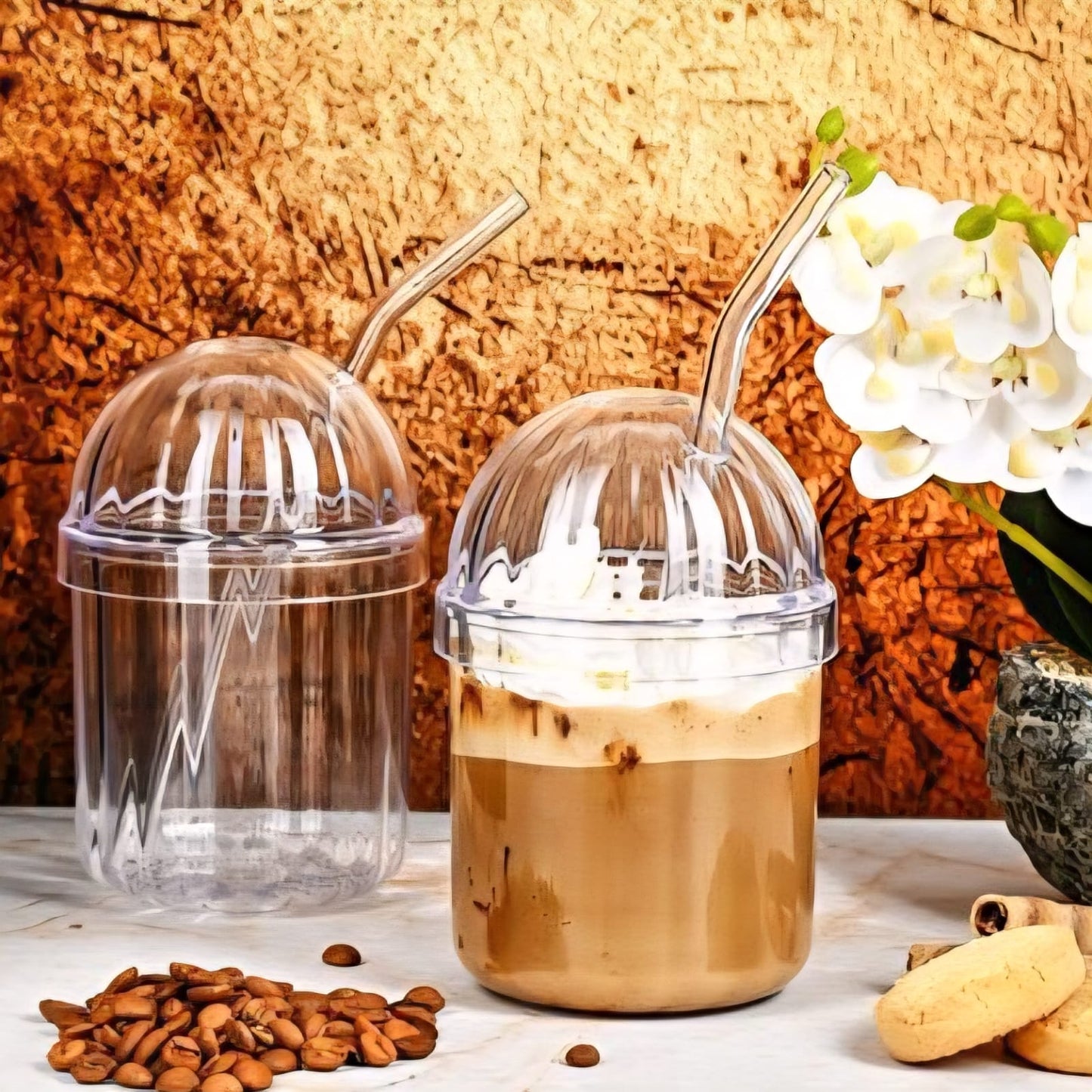 400ml Cup with Straw
