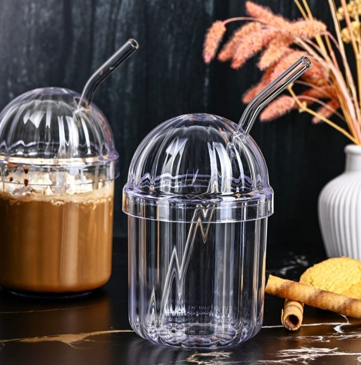 400ml Cup with Straw