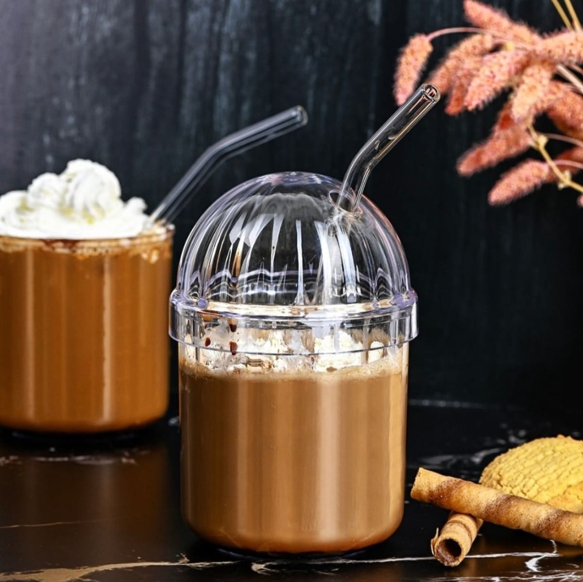 400ml Cup with Straw