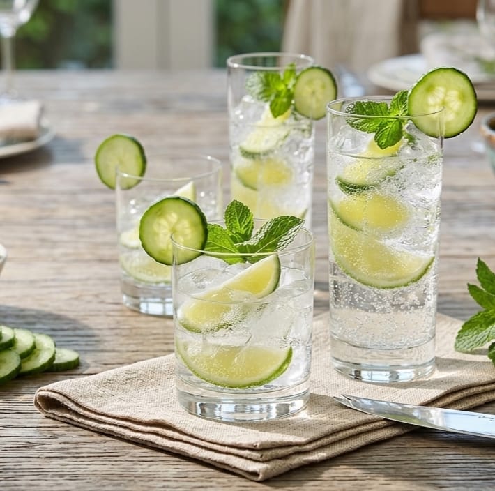 Clear Glass Set of 6