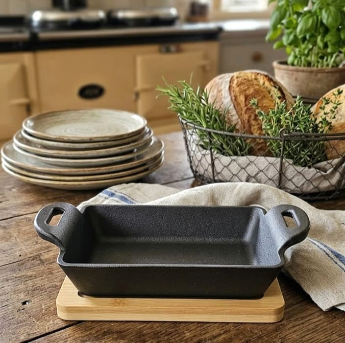 Cast Iron Griddle with Platter