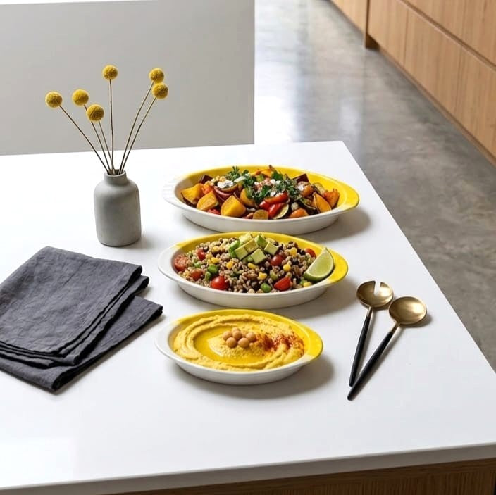 3-Pc Porcelain Dish Set