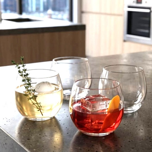 380ml Round Base Glass Set of 4