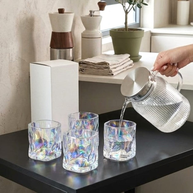 280ml Crystal Glass Pack of 4