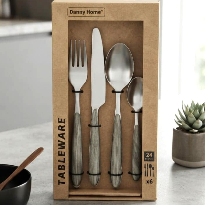 24-Pc Cutlery Set