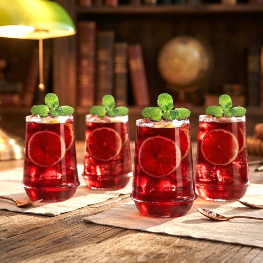 Clear Glass Set of 4