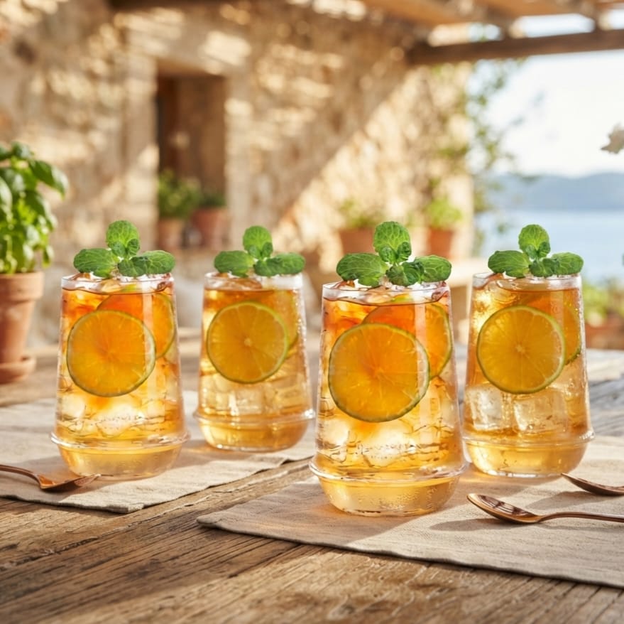 Clear Glass Set of 4