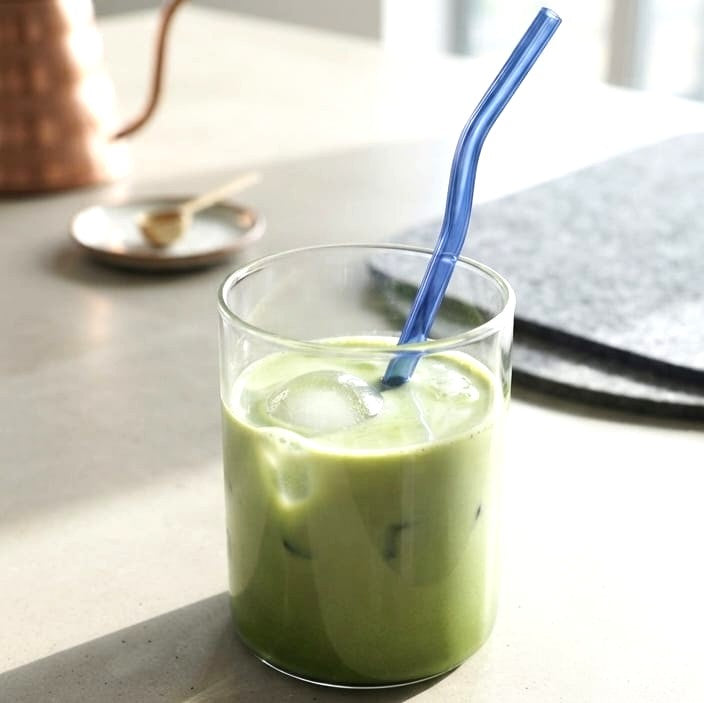 Wriggly Glass Straw Set of 6