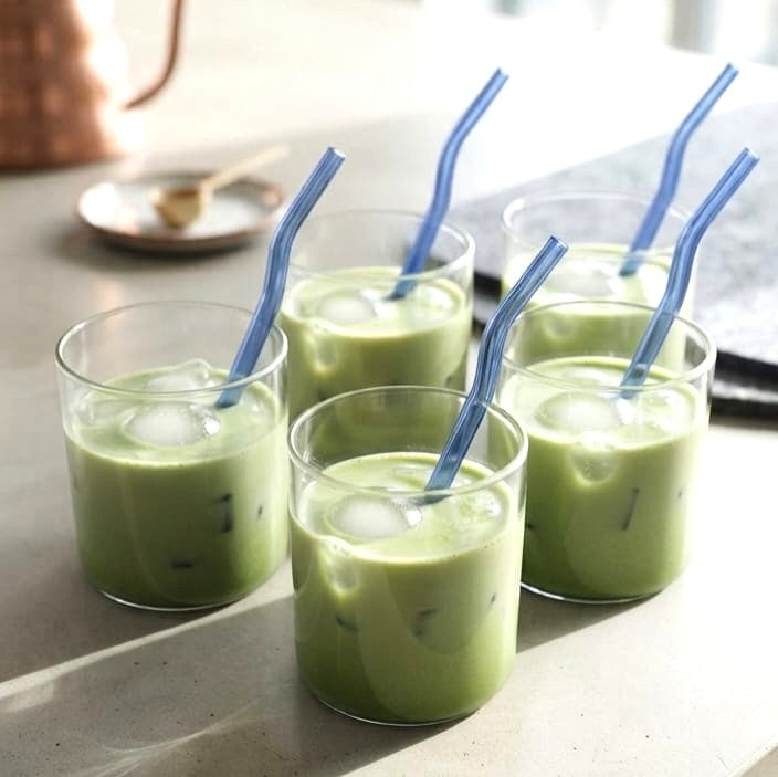 Wriggly Glass Straw Set of 6