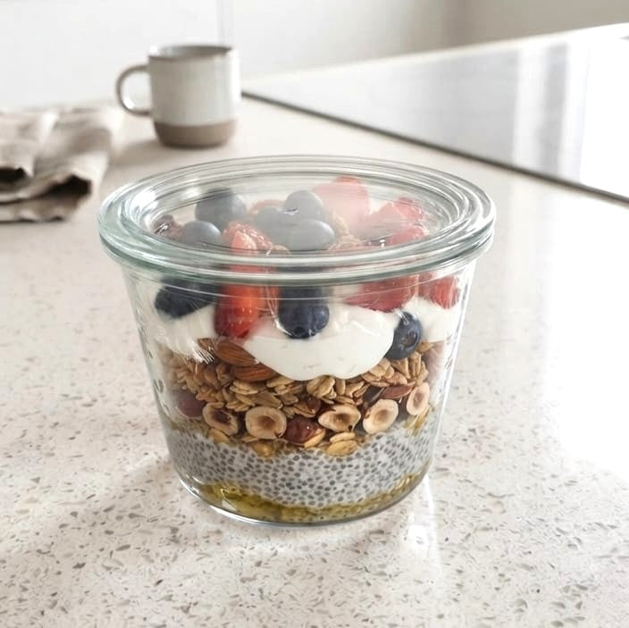 700ml Glass Food Container with Lid