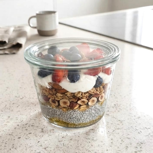 700ml Glass Food Container with Lid