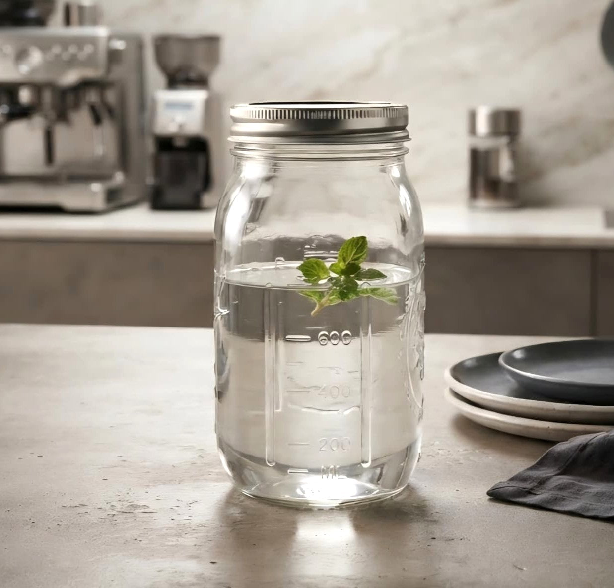 Mason Jar with Lid