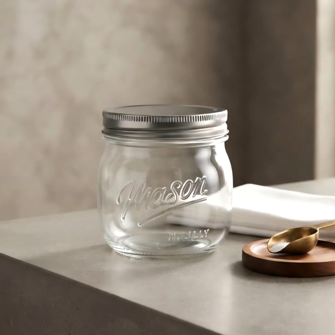 Mason Jar with Lid