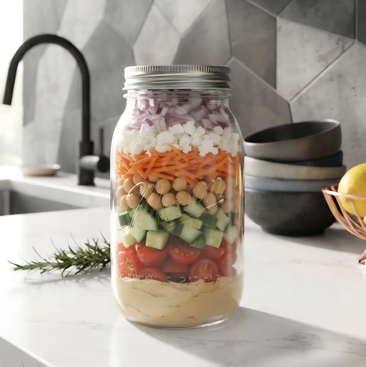 Mason Jar with Lid