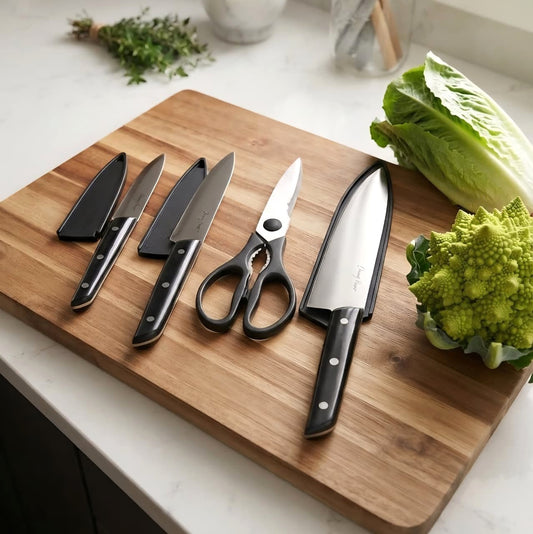Kitchen Knives & Scissors Set
