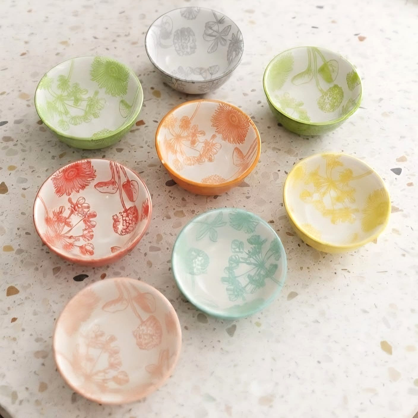 Porcelain Bowls Set of 8