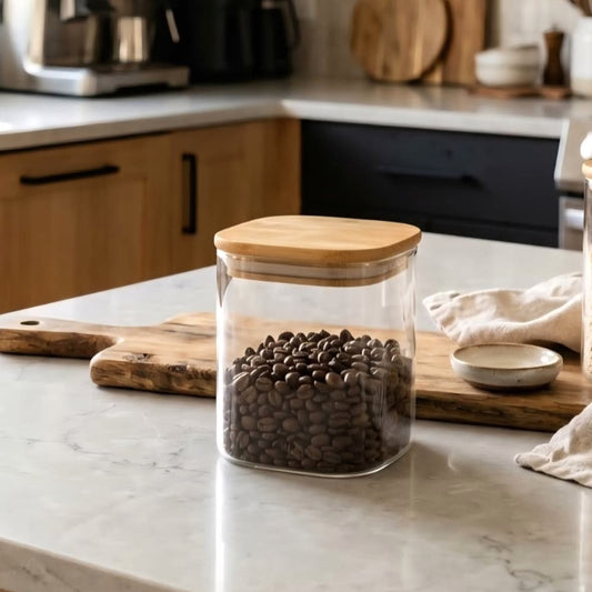 Airtight Glass Jar with Lid 800ml