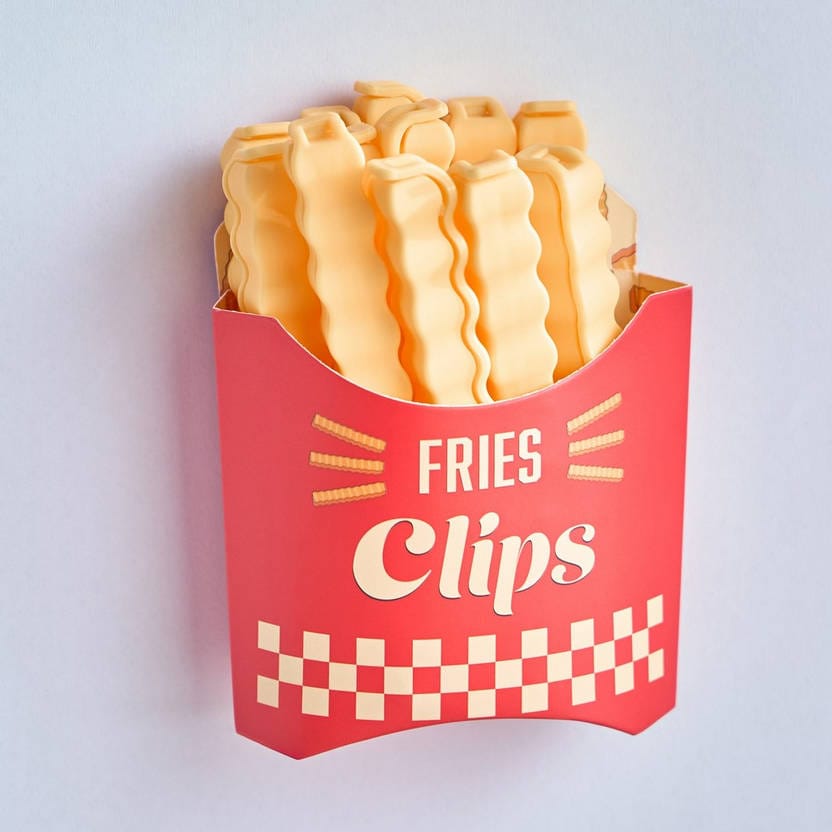 Sealing Clips Pack of 10 with Magnetic Holder